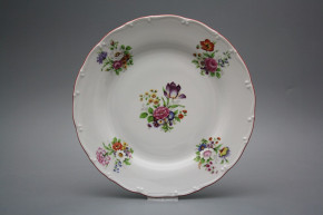 Flacher Teller 25cm Ofelie Meissen Bouquet GCL