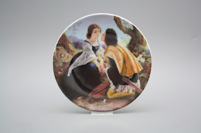 Hängeteller 19cm Romantic Love-Story C - Sir Joseph Noel Paton č.1