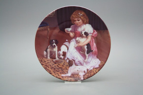 Hängeteller 19cm Country Childhood - Lovely Puppies