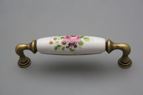 Rustikaler Griff 128mm Meissen Bouquet