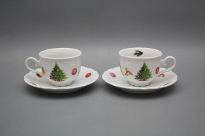 Teetasse 0,18l und Untertasse Ofelie Christmas Tree BB