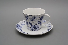 Tasse hoch 0,2l und Untertasse Tom Blue Persia BB