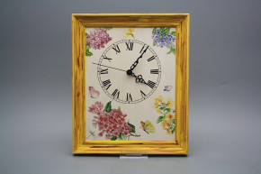 Wanduhr 25x30cm Life Garden cHM