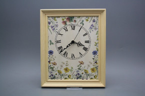 Wanduhr 25x30cm Blumenwiese cPB