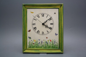 Wanduhr 25x30cm Frühling cZM