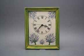 Wanduhr 25x30cm Lavendel cZM