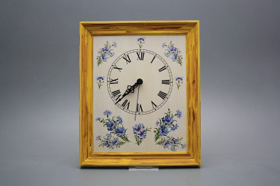 Wanduhr 25x30cm Kornblumen cHM č.1