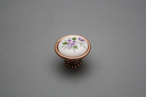 Rustikaler Handgriff Bohemia 35mm Scatter Violets CU