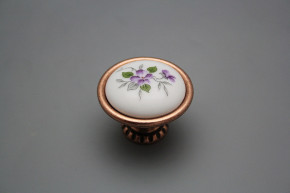 Rustikaler Handgriff Bohemia 40mm Scatter Violets CU