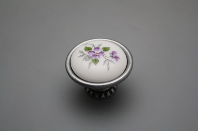 Rustikaler Handgriff Bohemia 40mm Scatter Violets FV č.1