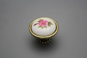 Rustikaler Handgriff Bohemia 40mm Rose Elizabeth rosa