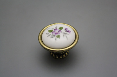 Rustikaler Handgriff Bohemia 40mm Scatter Violets č.1