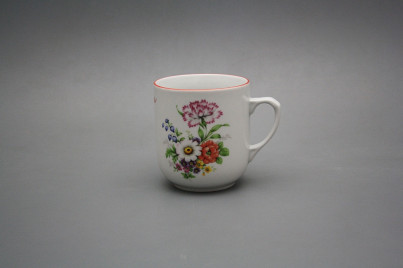 Tasse Trojka 0,3l mit Widmung Meissen Bouquet CL č.1