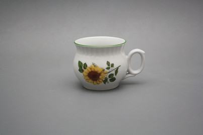 Tasse Darume 0,29l mit Widmung Sonnenblumen ZL č.1