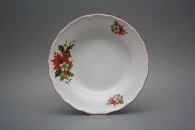 Tiefer Teller 24,5cm Verona Weihnachtsstern CCL č.1