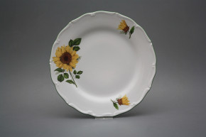 Flacher Teller 25cm Verona Sonnenblumen CZL