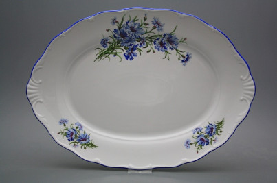 Oval 40cm Verona Kornblumen CAL č.1