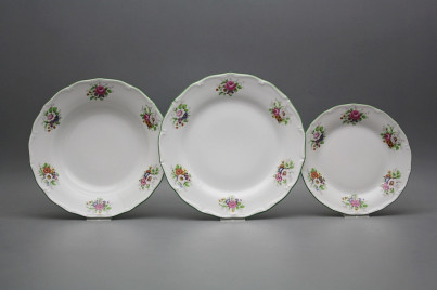 Tellerset Verona Meissen Bouquet 12teiliges AZL č.1