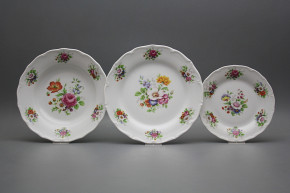 Tellerset Verona Meissen Bouquet 12teiliges FBB