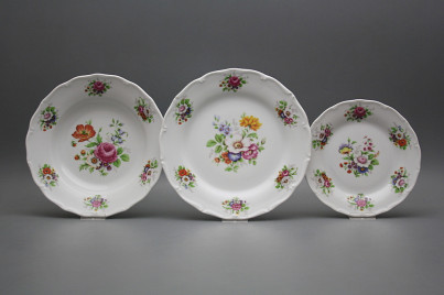 Tellerset Verona Meissen Bouquet 12teiliges FBB č.1