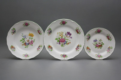 Tellerset Verona Meissen Bouquet 12teiliges FZL č.1