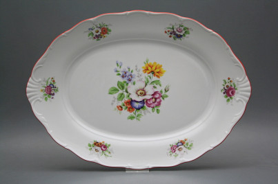 Oval 40cm Verona Meissen Bouquet FCL č.1