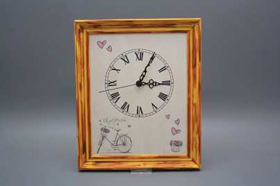 Wanduhr 25x30cm Bicycle cHM č.1