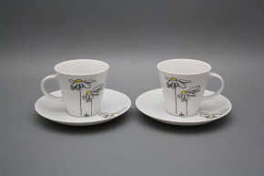 Tasse hoch 0,18l und Untertasse Tom Daisy BB