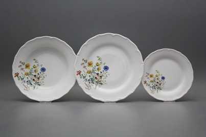 Tellerset Verona Blumenwiese motiv B 18-tlg. HBB č.1