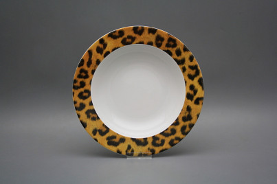 Tiefer Teller 22cm Nina Leopard KBB č.1