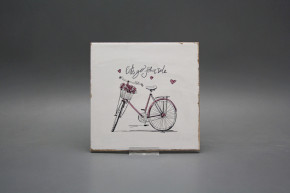 Forli Blanco Wandfliese 15x15cm Bicycle