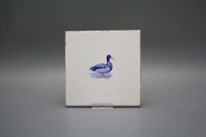 Forli Blanco Wandfliese 15x15cm Blauer Bauernhof Ente