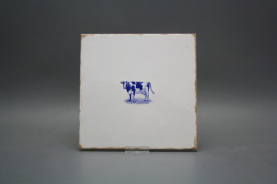 Forli Blanco Wandfliese 20x20cm Blauer Bauernhof Kuh č.1