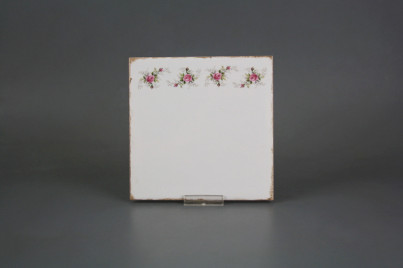 Forli Blanco Wandfliese 15x15cm Rosaroten Rosen K č.1