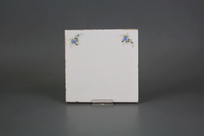 Forli Blanco Wandfliese 15x15cm Hellblaue Rosen X č.1