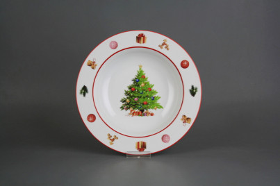 Tiefer Teller 22cm Nina Christmas Tree JCL č.1