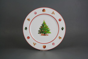 Flacher Teller 25cm Nina Christmas Tree JCL