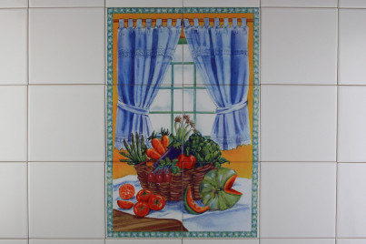 Keramikfliesen 30x45cm Basketveg 6tlg. weiß matt č.1