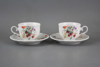 Teetasse 0,18l und Untertasse Ofelie Blumenwiese Motiv A CBB č.1